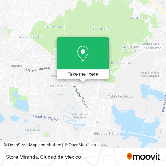 Store Miranda map