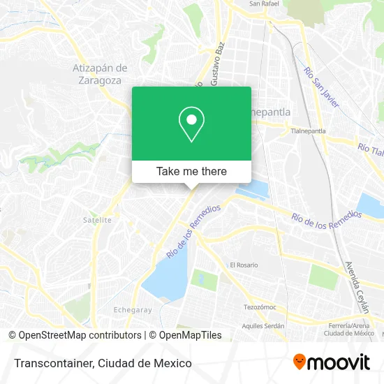 Transcontainer map