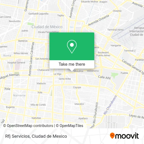 Rfj Servicios map