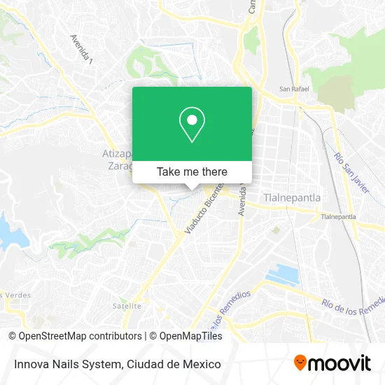 Innova Nails System map