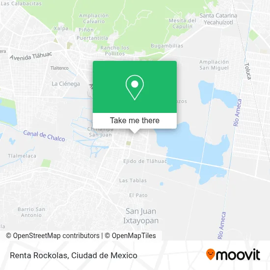 Renta Rockolas map