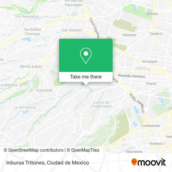 Inbursa Tritones map