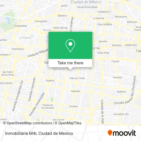 Inmobiliaria M4r map