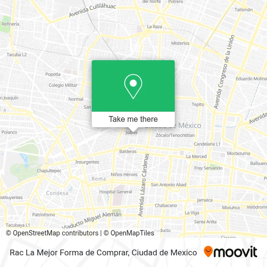 Rac La Mejor Forma de Comprar map