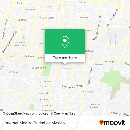 Internet Mcom map