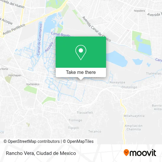 Rancho Vera map