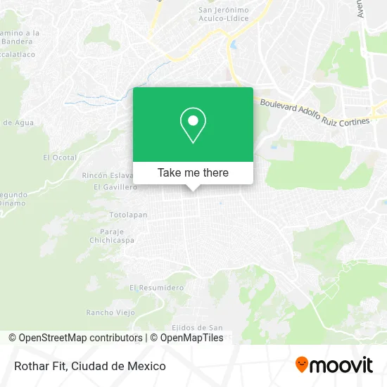 Rothar Fit map