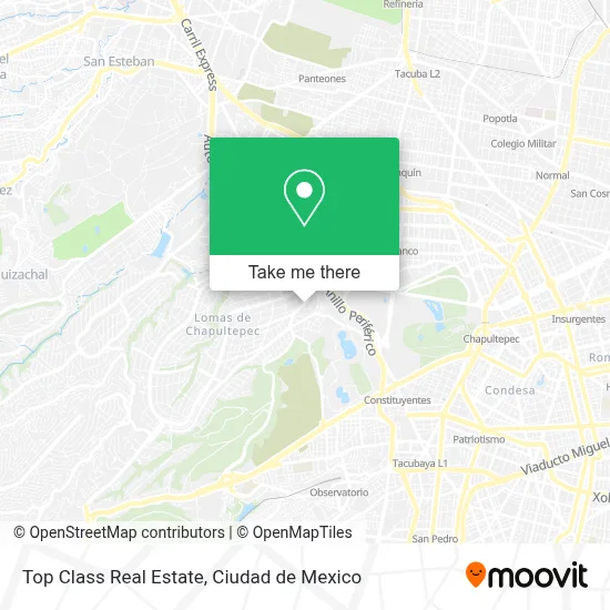 Top Class Real Estate map