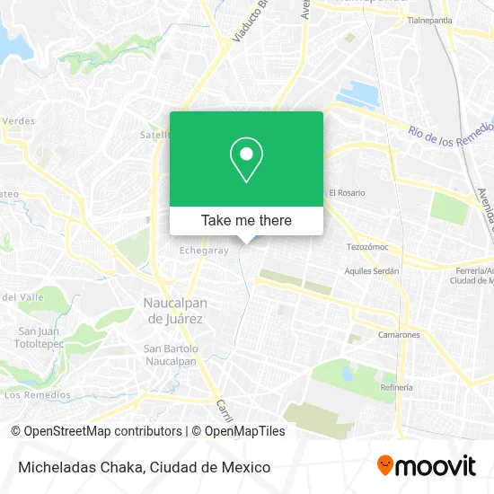 Micheladas Chaka map
