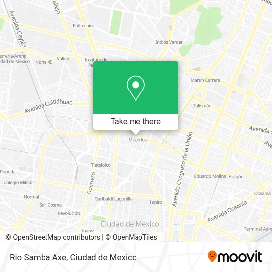 Rio Samba Axe map