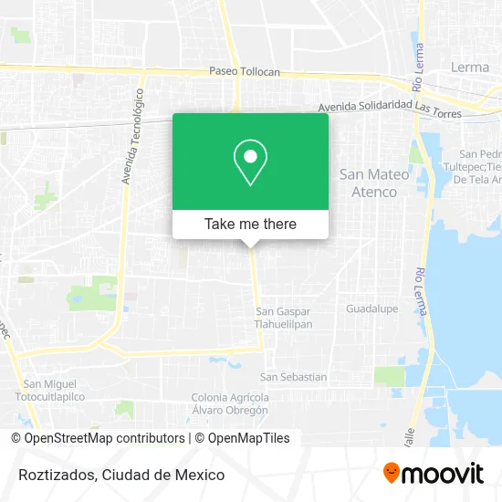 Roztizados map