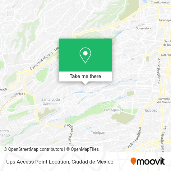 Ups Access Point Location map