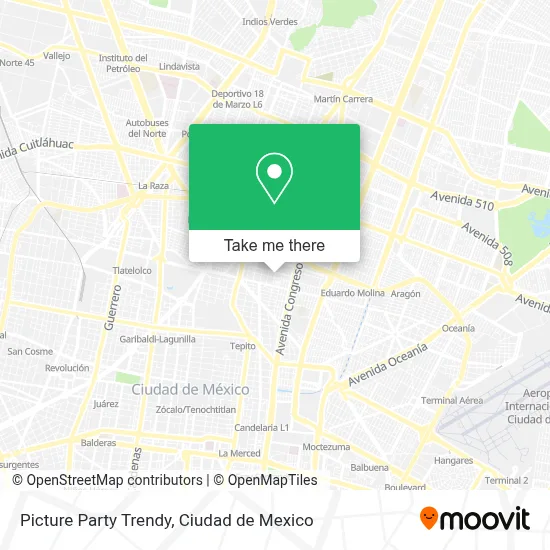 Picture Party Trendy map