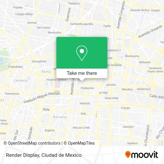 Render Display map
