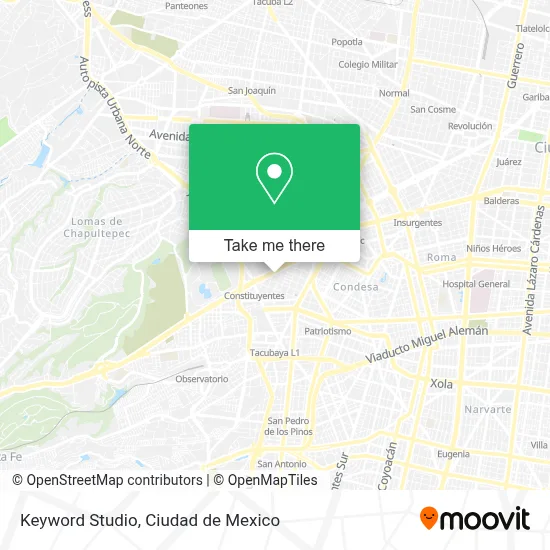 Keyword Studio map