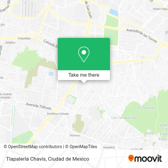 Tlapaleria Chavis map