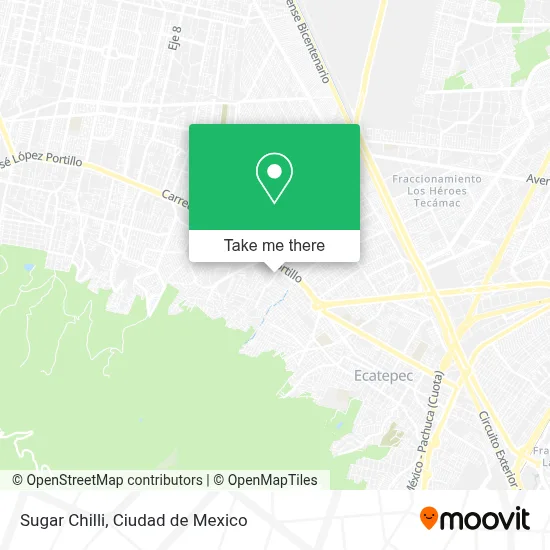 Sugar Chilli map