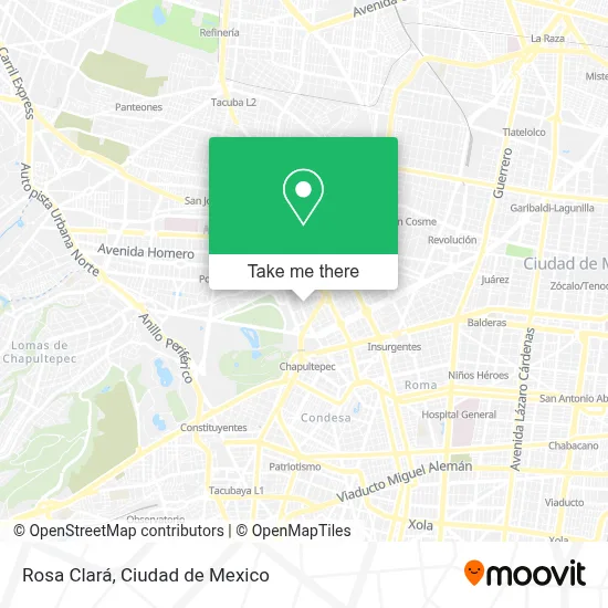 Rosa Clará map