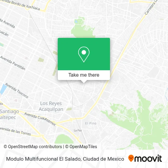 Modulo Multifuncional El Salado map