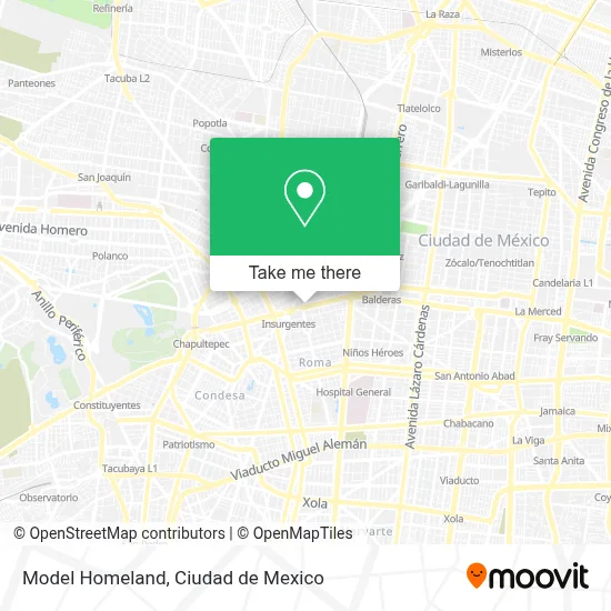 Model Homeland map