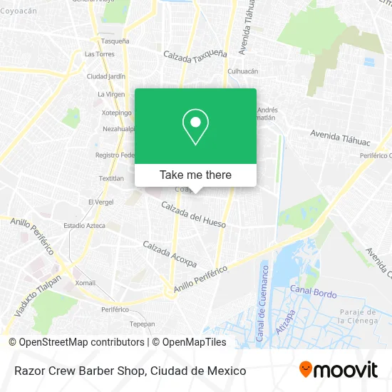Razor Crew Barber Shop map