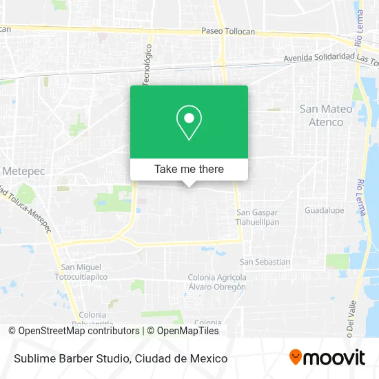 Sublime Barber Studio map