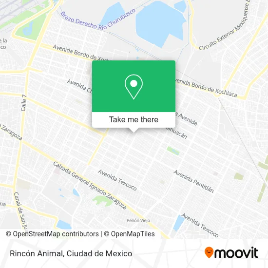 Rincón Animal map