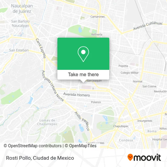 Rosti Pollo map