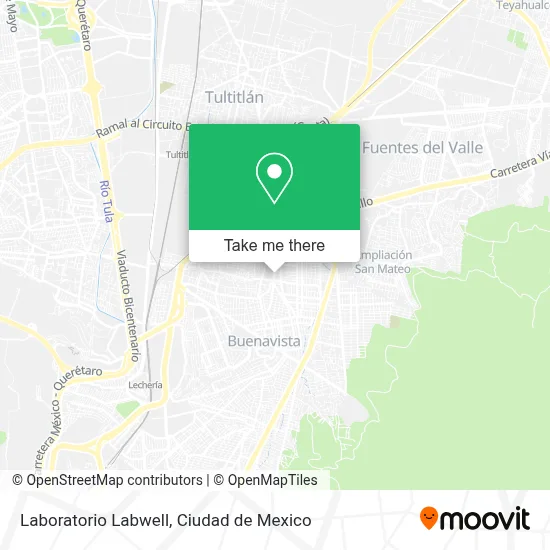 Laboratorio Labwell map