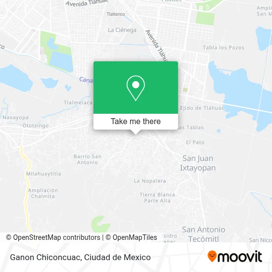 Ganon Chiconcuac map