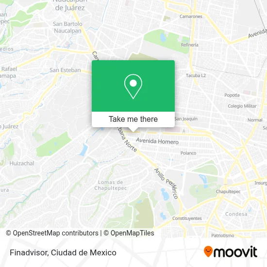 Finadvisor map