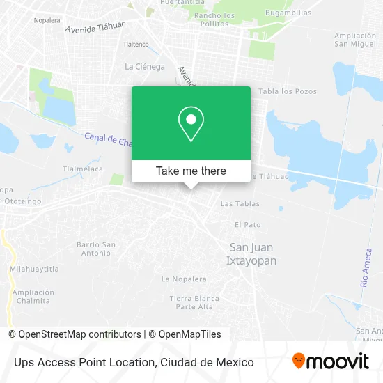 Ups Access Point Location map