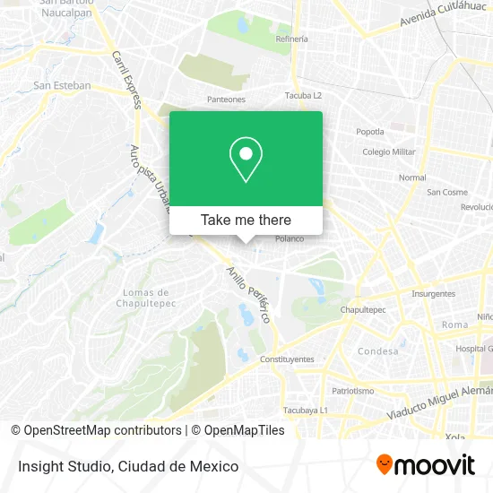Insight Studio map