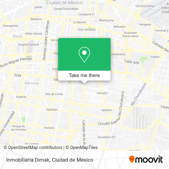 Inmobiliaria Dimak map
