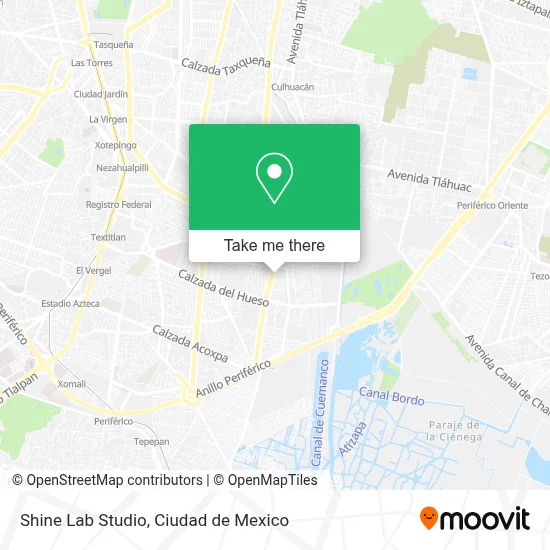 Shine Lab Studio map