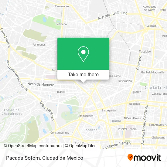 Pacada Sofom map