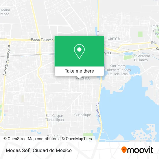 Modas Sofi map