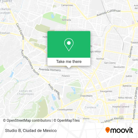 Studio B map