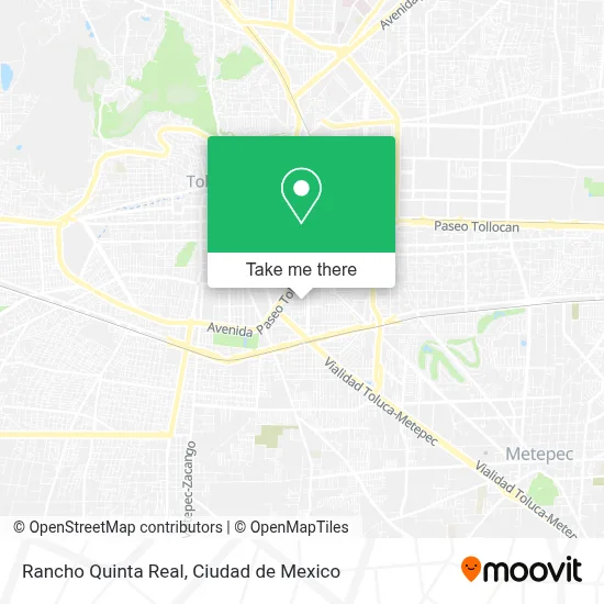 Rancho Quinta Real map