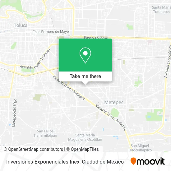 Inversiones Exponenciales Inex map
