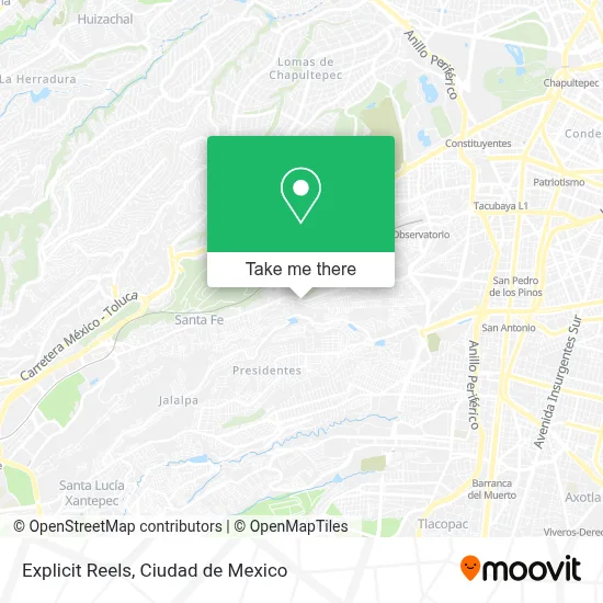 Explicit Reels map