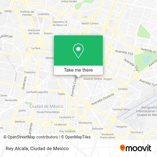Rey Alcala map