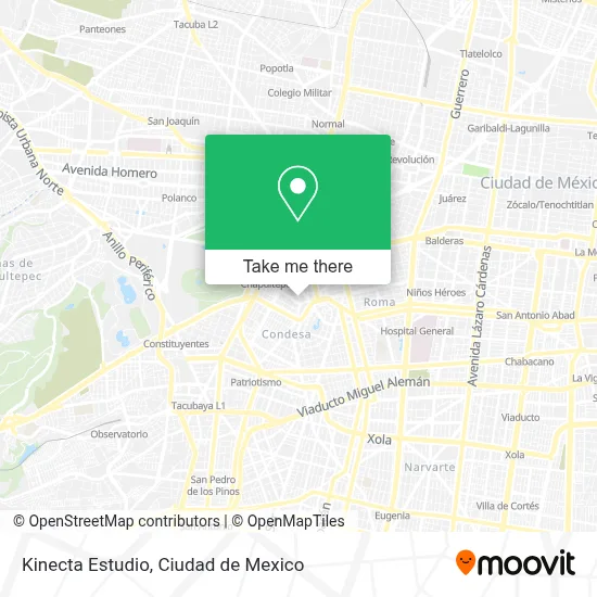 Kinecta Estudio map