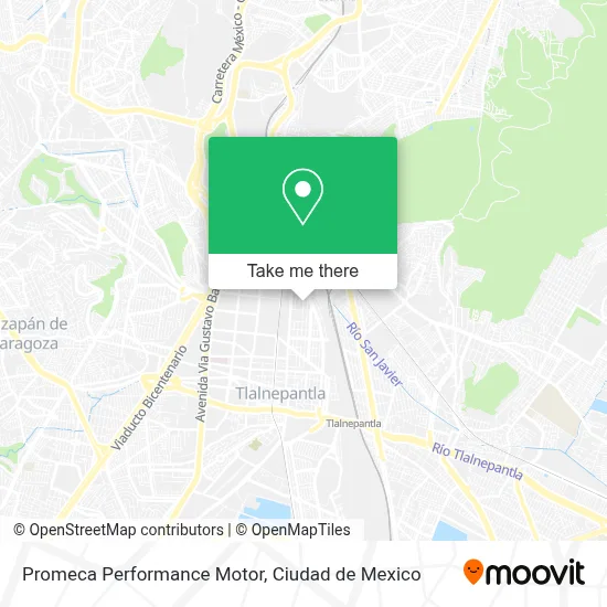 Promeca Performance Motor map