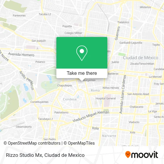 Rizzo Studio Mx map