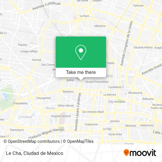 Le Cha map