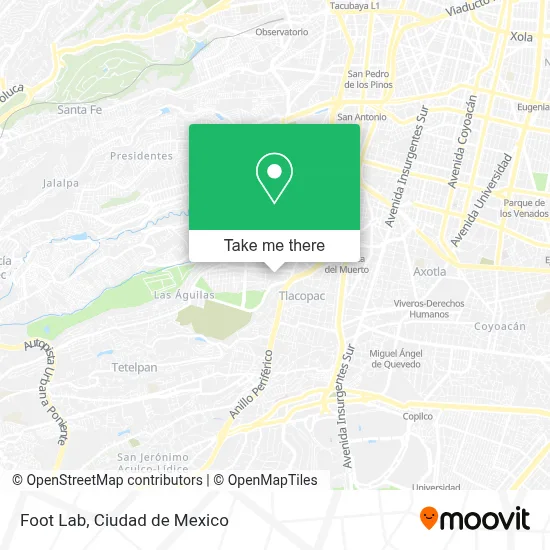 Foot Lab map
