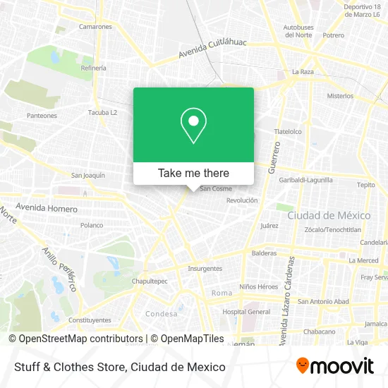 Stuff & Clothes Store map