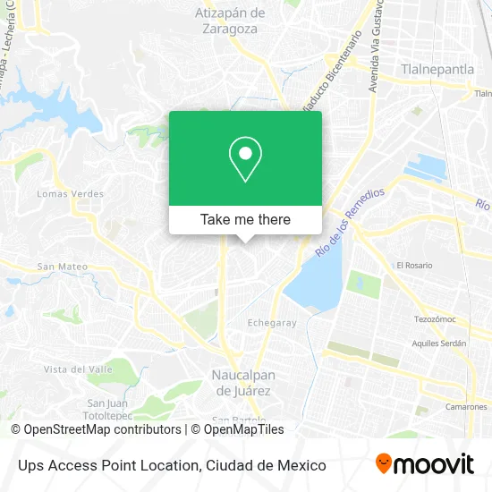 Ups Access Point Location map
