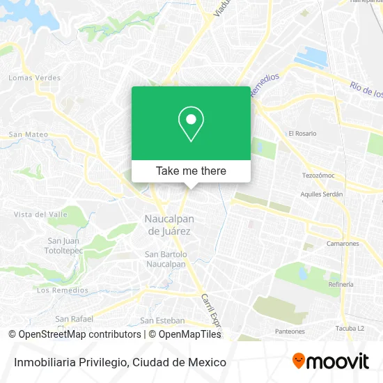 Inmobiliaria Privilegio map